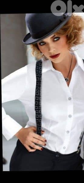 belt suspenders black with strass 2