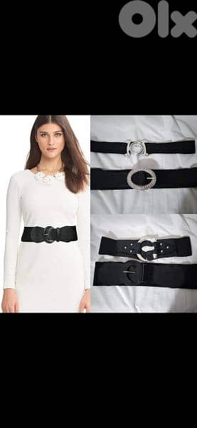 belt black elastique belt 4 models 1=5$ or 3= 13$ 0