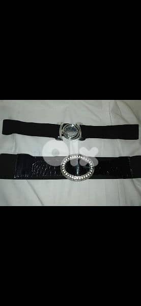 belt black elastique belt 4 models 1=5$ or 3= 13$ 1