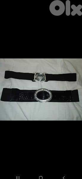 belt black elastique belt 4 models 1=5$ or 3= 13$ 2