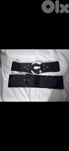 belt black elastique belt 4 models 1=5$ or 3= 13$ 4