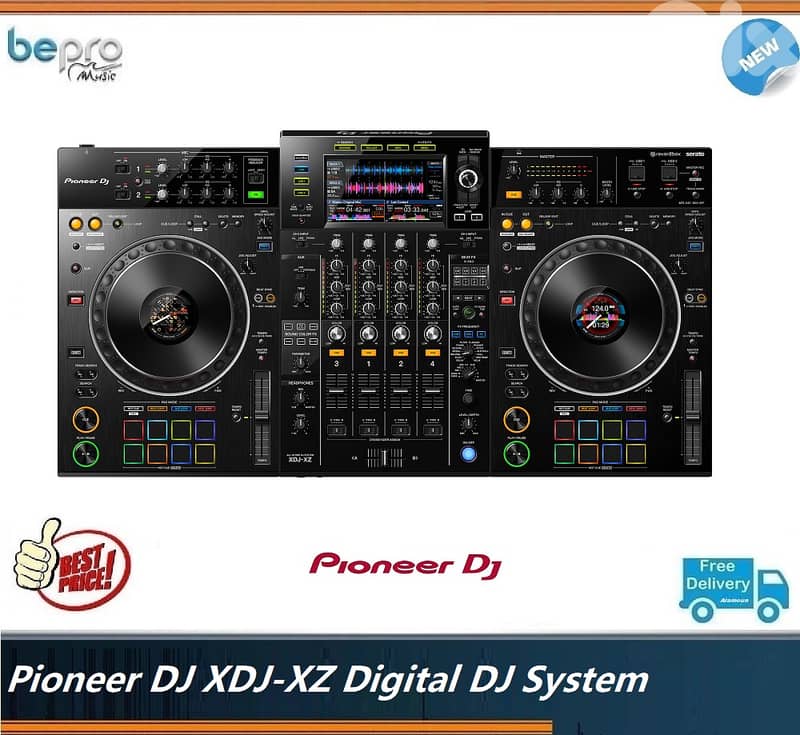 Pioneer DJ XDJ-XZ Digital DJ System,4-channel Digital DJ, Warranty 1 Y 0