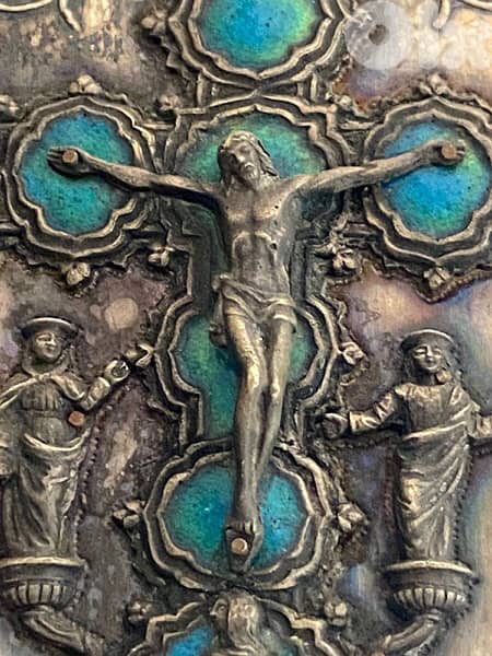 Bible cover solid silver 19th century 4