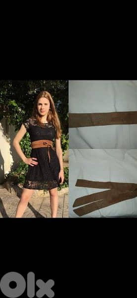 belt brown suede chemoie high quality 1=7$ or 3=15$ 0