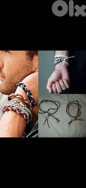 bracelet or necklace chemoie 2 colours  1=7$ or 3=15$ 0