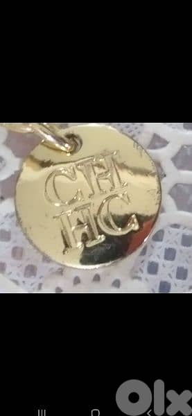 necklace carolina herrera in gold colour necklace 2