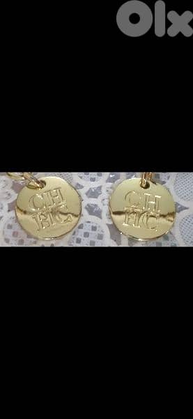 necklace carolina herrera in gold colour necklace 4