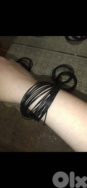 bracelets 3arid kharaz aswad aw rmede 6