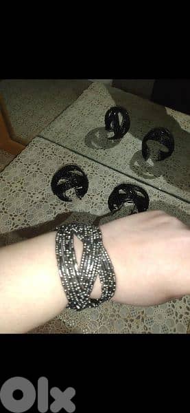 bracelets 3arid kharaz aswad aw rmede 10