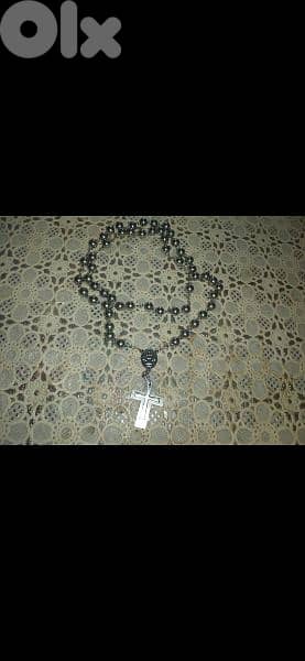 necklace rosary masbaha stainless steel 2 cross 6