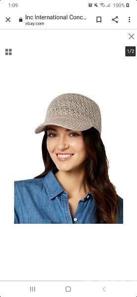 crochet hat 2 colours only 7