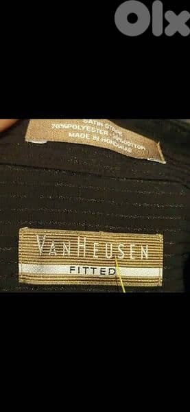 Van Heusun fitted shirt black s to xxL 2