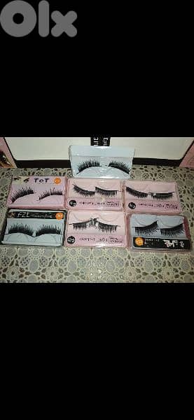 3 fake lashes=7$ 1