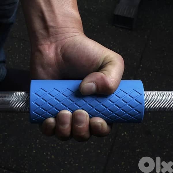 silicone barbell grips 2pcs 1