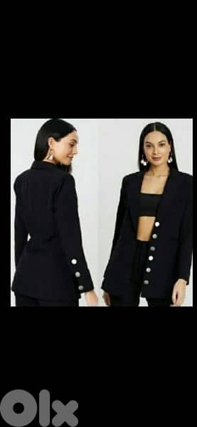 jacket blazer black oversized s to xxL 0