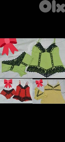 set cotton 3 colours s to xxL 5