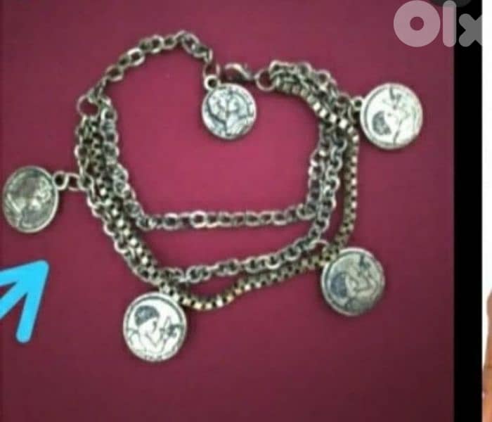 anklet vintage coins copper 3