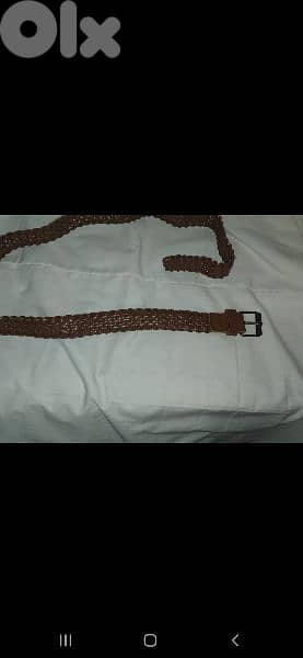belt real leather belt brown bas 4
