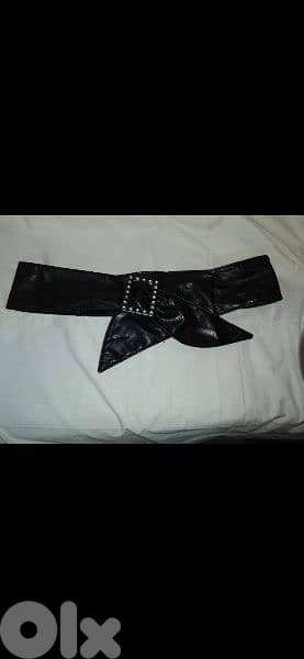 belt real leather wrap belt bas aswad 3