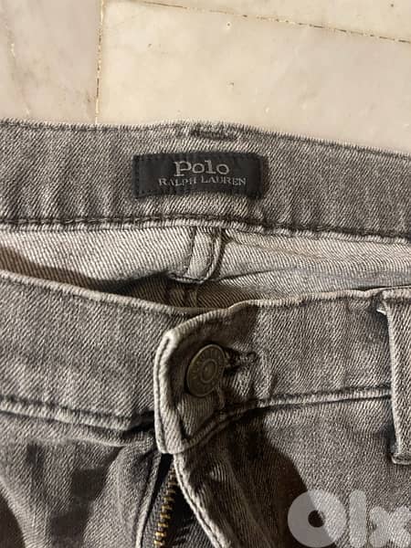 Polo RL grey slim jeans  size 36 great condition 3