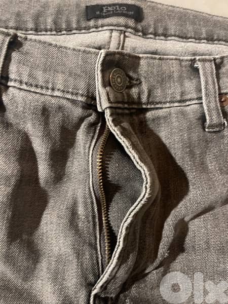 Polo RL grey slim jeans  size 36 great condition 5