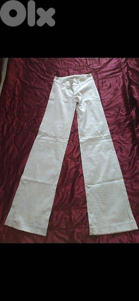 pants white raille aswad lycra xs s m only  1=7$ or 3= 15$ 1