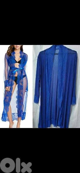 cardigan blue chiffon lycra  m to xxxxL 0