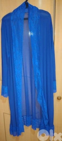 cardigan blue chiffon lycra  m to xxxxL 4