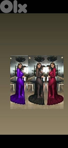 kimono full lycra lace trim s to xxxxxL 3 colours 4