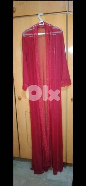 kimono full lycra lace trim s to xxxxxL 3 colours 8