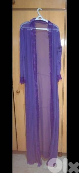 kimono full lycra lace trim s to xxxxxL 3 colours 10