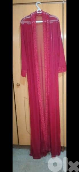 kimono full lycra lace trim s to xxxxxL 3 colours 11