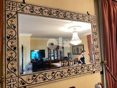 mosaic italian marble mirror 0