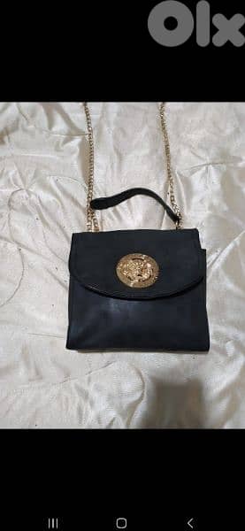copy versace bag real leather 7