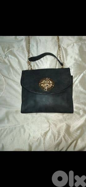 copy versace bag real leather 11