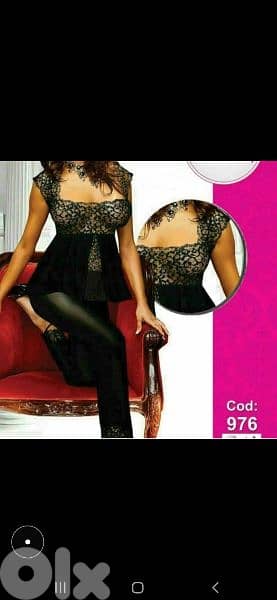 pyjamas black ma3 dentelles s to xxL 2