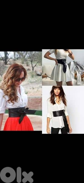 belt real leather black wrap belt2 0