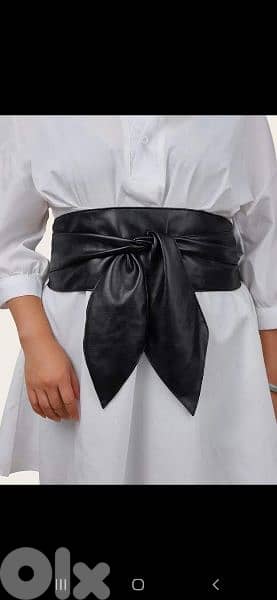 belt real leather black wrap belt2 6