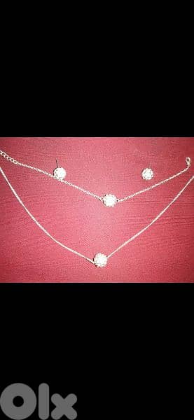 necklace,bracelet and earrings stainless steel 1