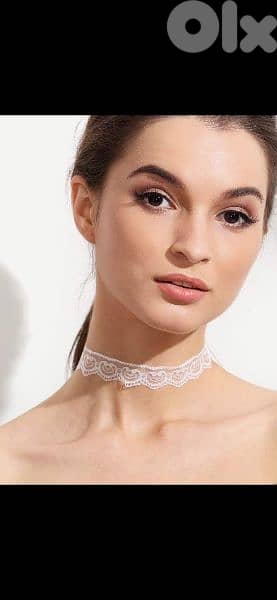 necklace choker white lace  1=7$ or 3=15$ 3
