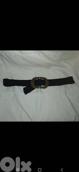 belt copper buckle black with gold  1=7$ or 3=15$ 8