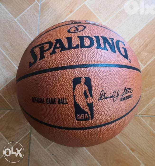 Magic johnson hologram authenticated nba spalding basketball ball 2