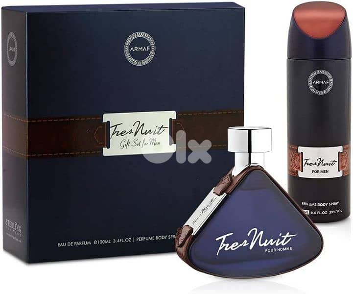 Armaf Tres Nuit Pour Homme,2PieceGift Set,Edp 100ml+PerfumeBodySpray 0