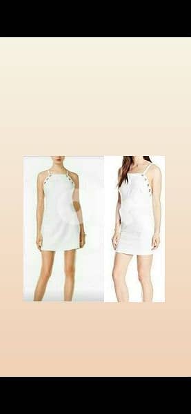 dress Guess white dress open back s to xxL 0