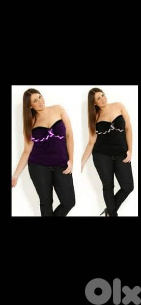 top strapless big size m to xxxL. 2 colours 0