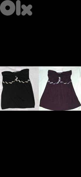 top strapless big size m to xxxL. 2 colours 1