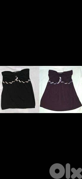 top strapless big size m to xxxL. 2 colours 3