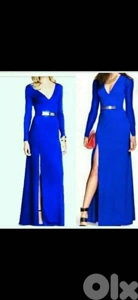 long dress with belt m l xl xxl 1