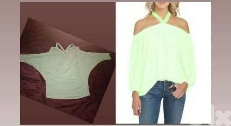 cardigan green / white mousline lycra s to xxL 3