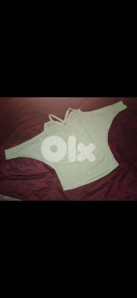 cardigan green / white mousline lycra s to xxL 7